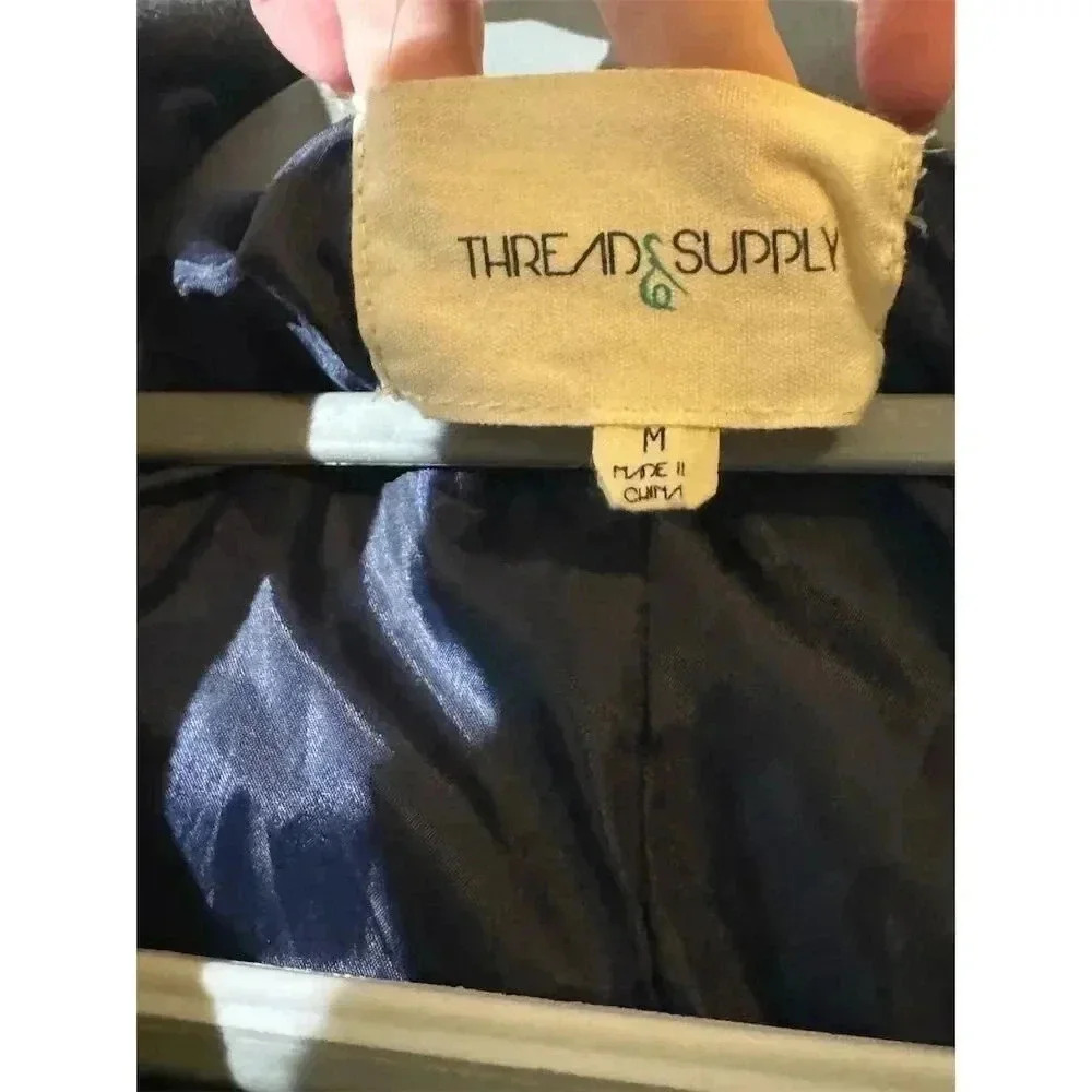 Thread & Supply Gray Colorblock Toggle Coat Size … - image 8